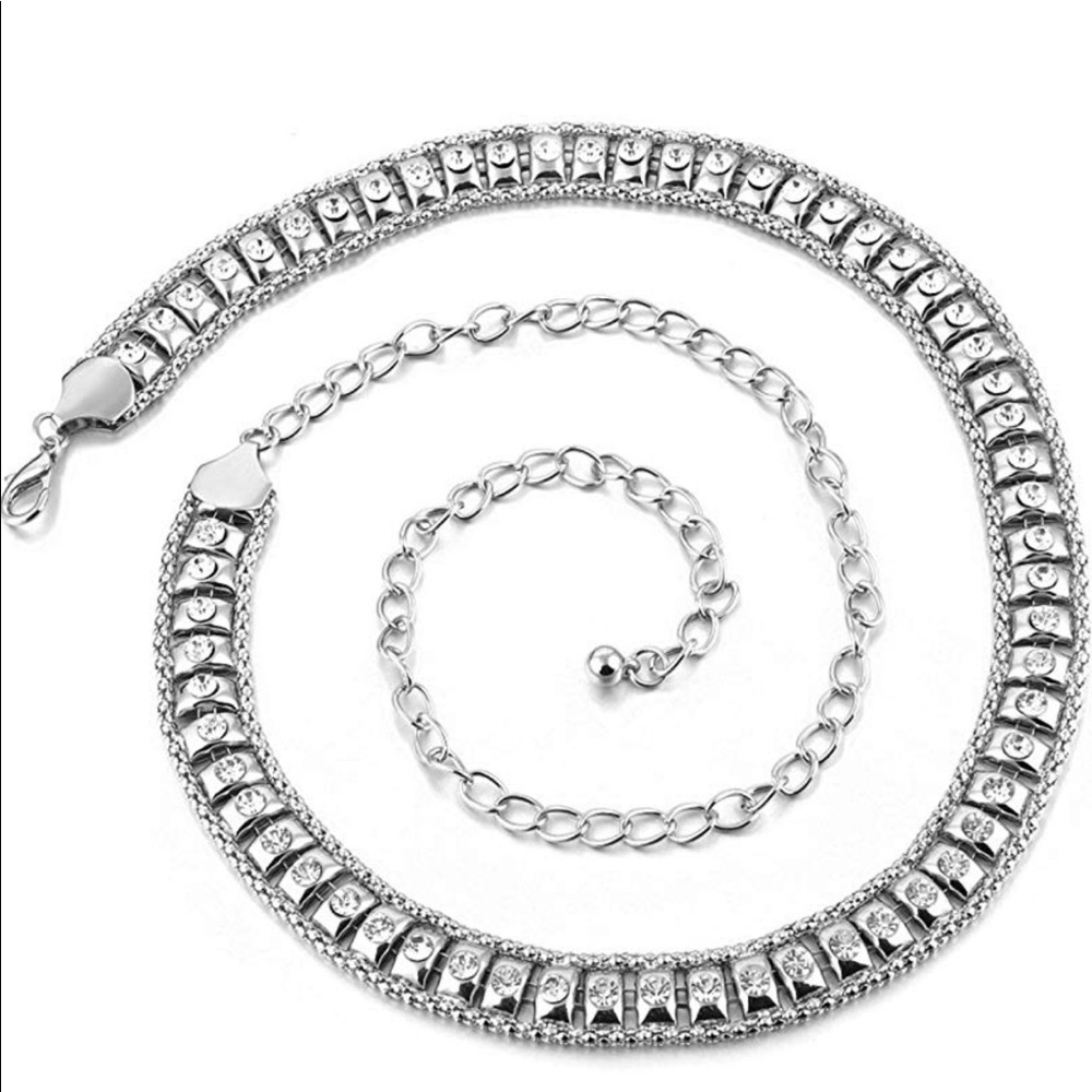 Waist Silver Fashion Chain / Belt for Dresses, NEW